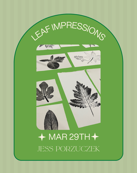 Houseplant Leaf Impressions | Mar. 29