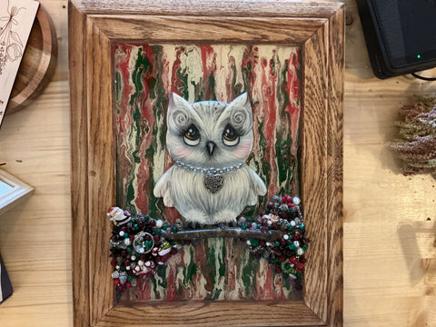 Holiday Resin Owl