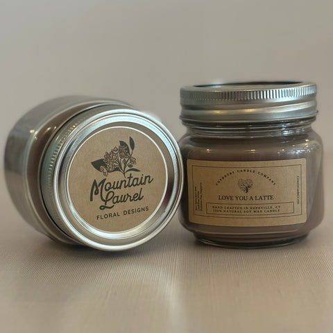 Love You a Latte 8oz soy candle