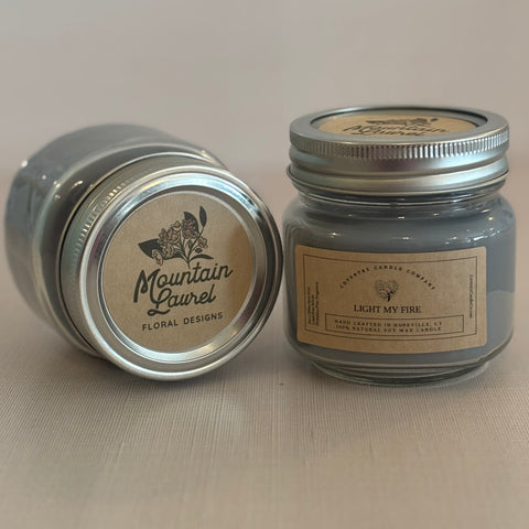 Light My Fire 8oz soy candle