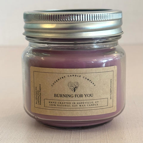 Burning For You 8oz soy candle